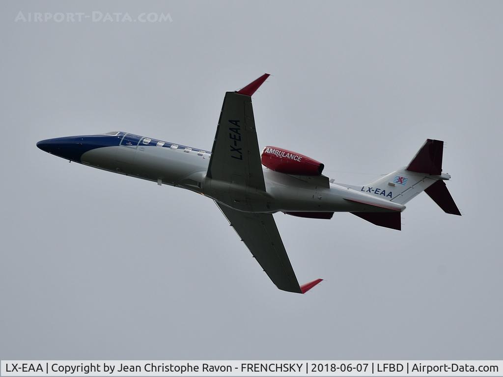 LX-EAA, 2006 Learjet 45 C/N 321, Ducair take off runway 23