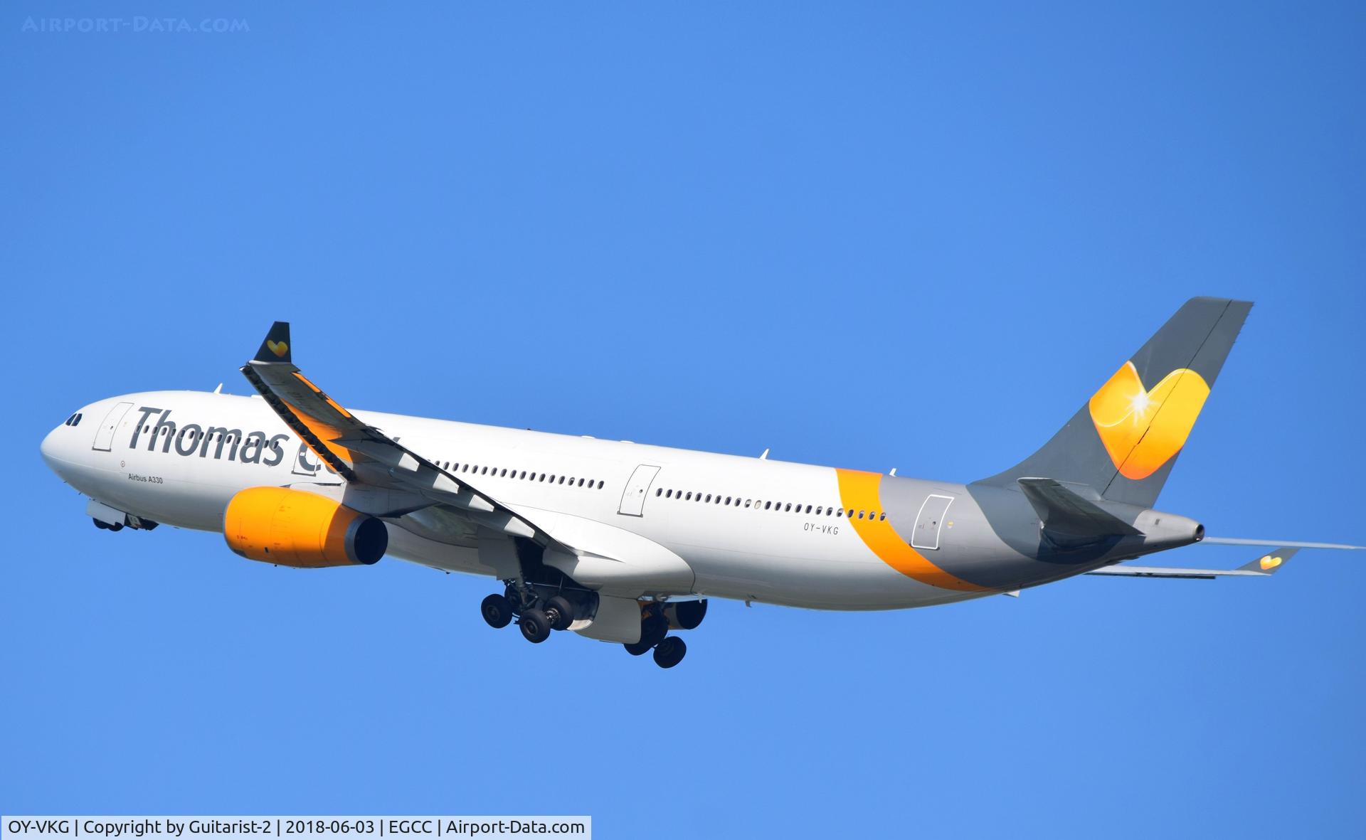 OY-VKG, 2000 Airbus A330-343X C/N 349, At Manchester