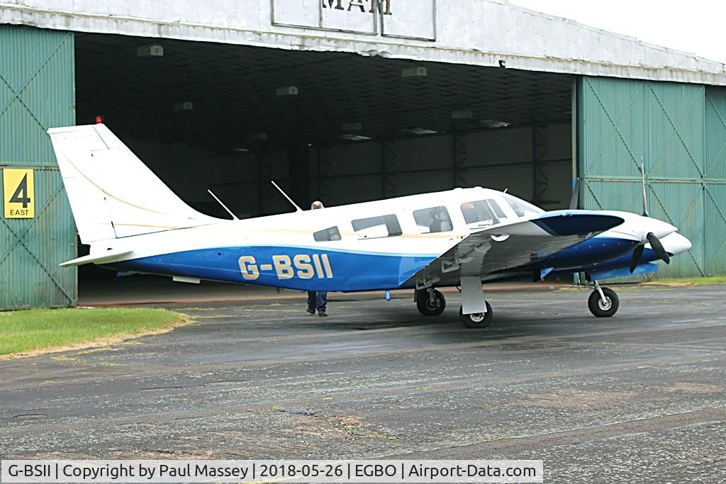 G-BSII, 1980 Piper PA-34-200T Seneca II C/N 34-8070336, Based Aircraft. Ex:-N8253N.