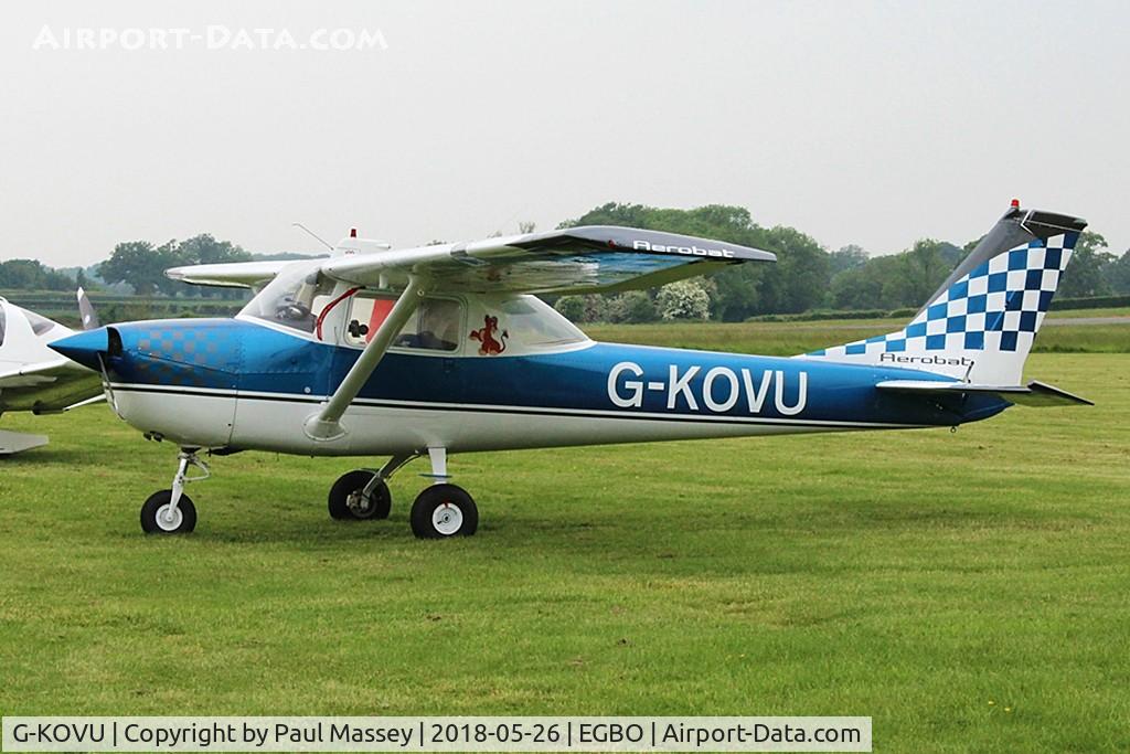 G-KOVU, 1970 Reims FA150K Aerobat C/N 0081, Visitor to Wolverhampton. Ex:-G-FMSG,G-POTS,G-AYUY.