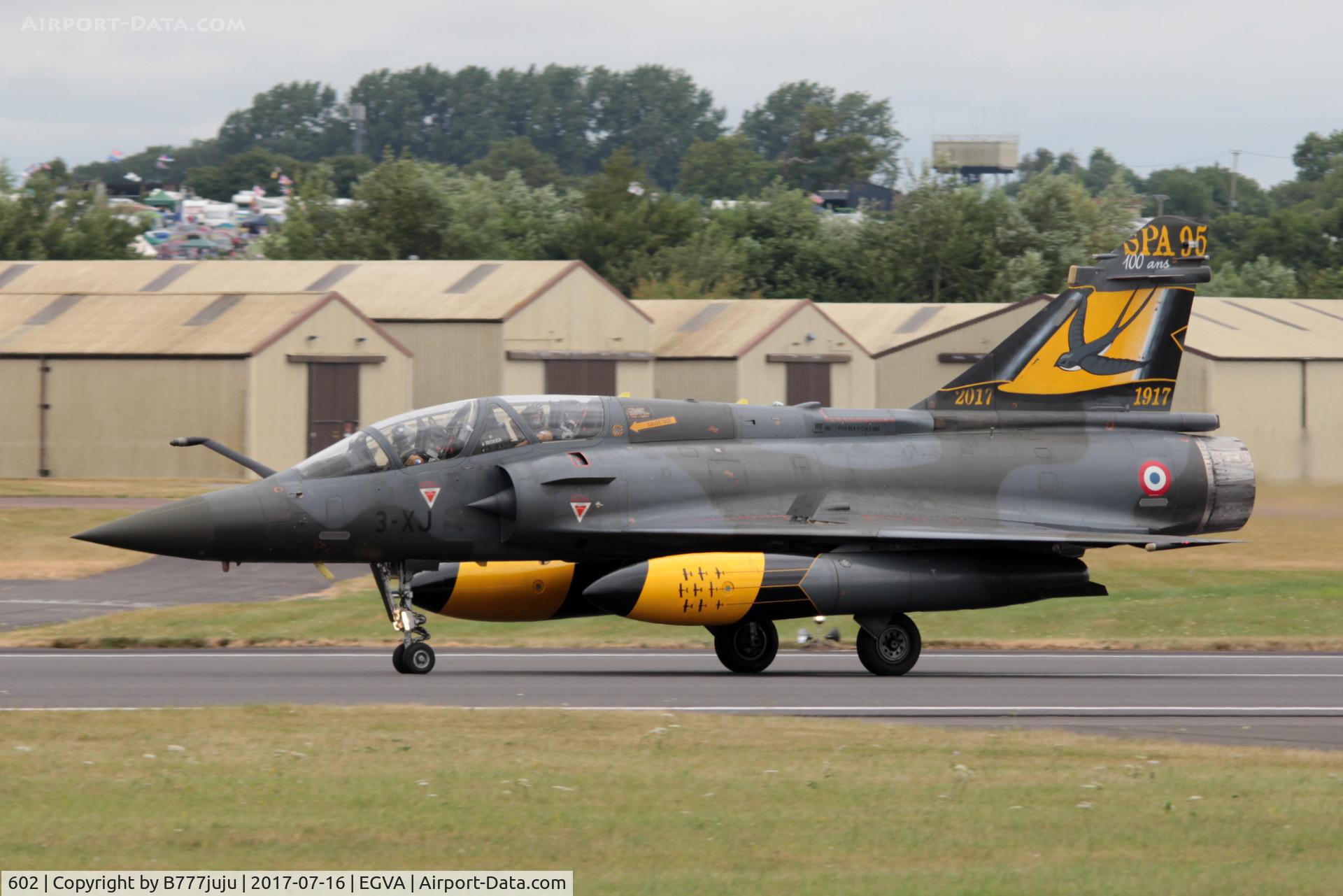 602, Dassault Mirage 2000D C/N 393, at TATOO 2017