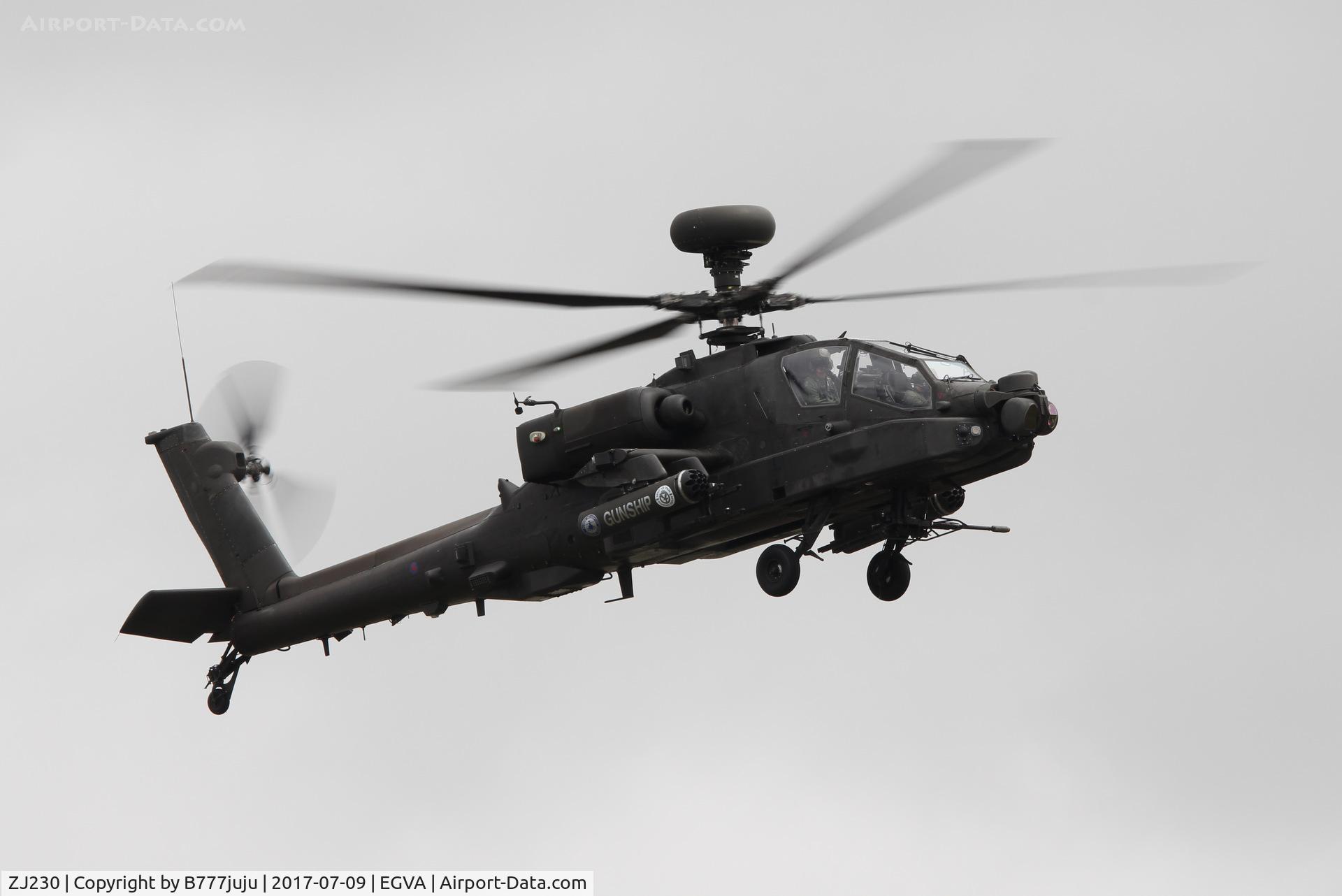 ZJ230, 2003 Westland Apache AH.1 C/N DU064/WAH064, at TATOO 2017
