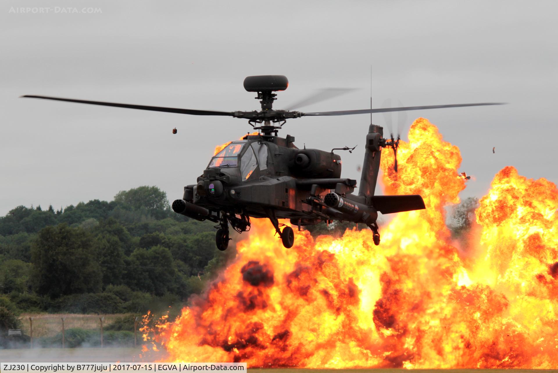 ZJ230, 2003 Westland Apache AH.1 C/N DU064/WAH064, at TATOO 2017