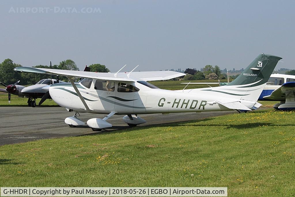 G-HHDR, 2008 Cessna 182T Skylane C/N 18282071, Visitor to Wolverhampton. Ex:-N6332X.