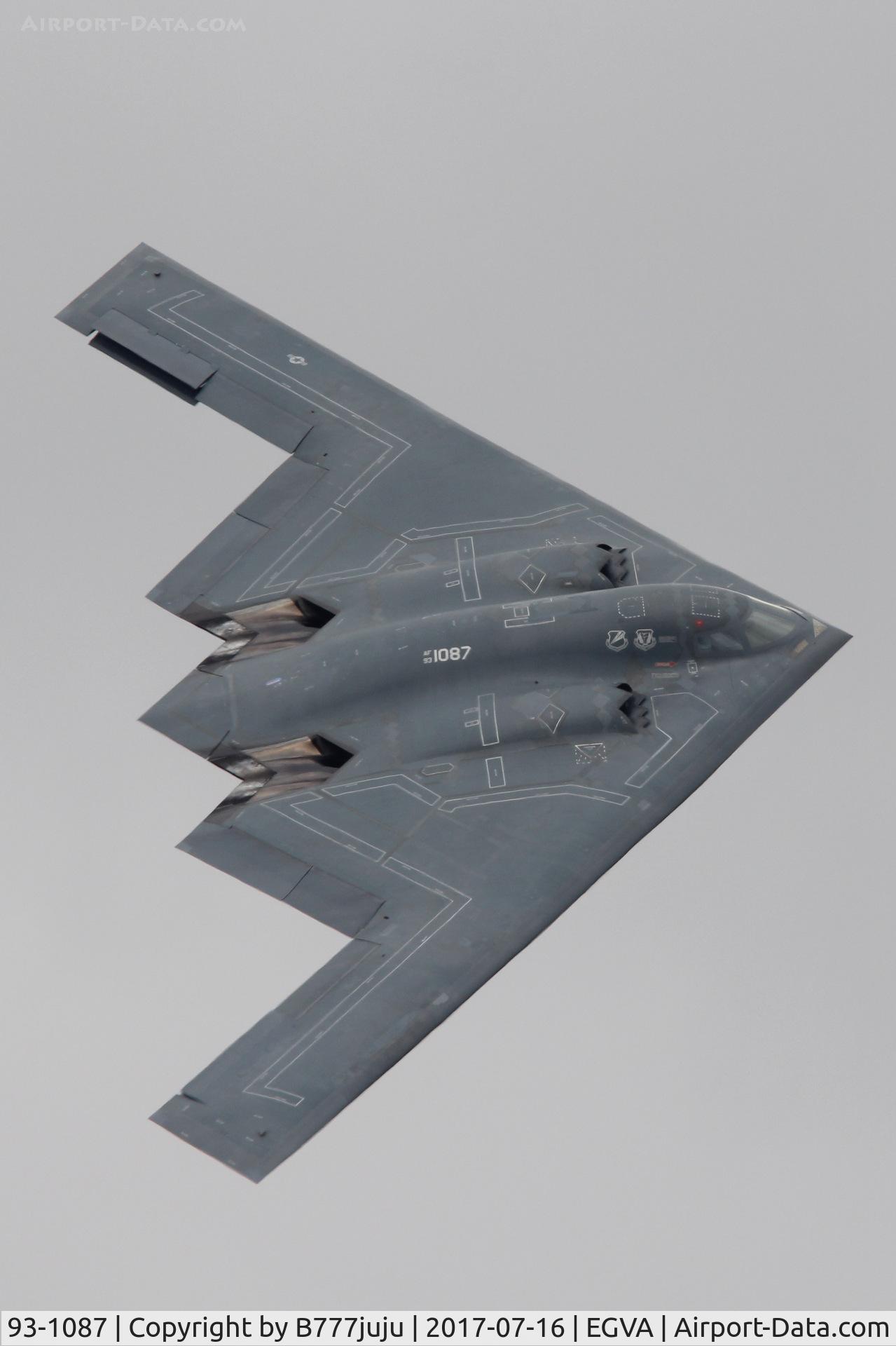 93-1087, 1993 Northrop Grumman B-2A Spirit C/N 1020/AV-20, at TATOO 2017
