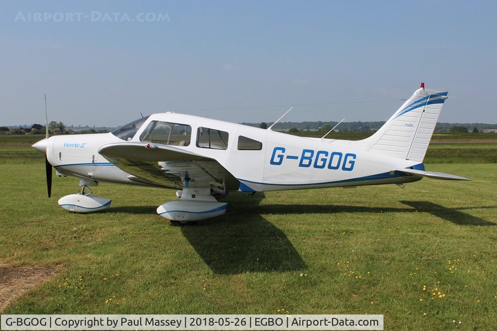 G-BGOG, 1979 Piper PA-28-161 Cherokee Warrior II C/N 28-7916350, Visitor to Wolverhampton.Ex:-N9639N.