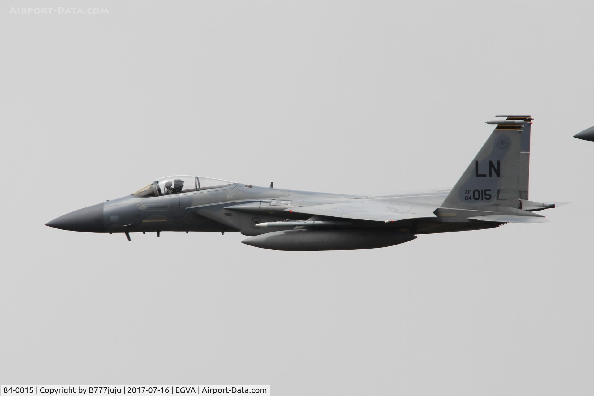 84-0015, 1984 McDonnell Douglas F-15C Eagle C/N 0925/C318, at TATOO