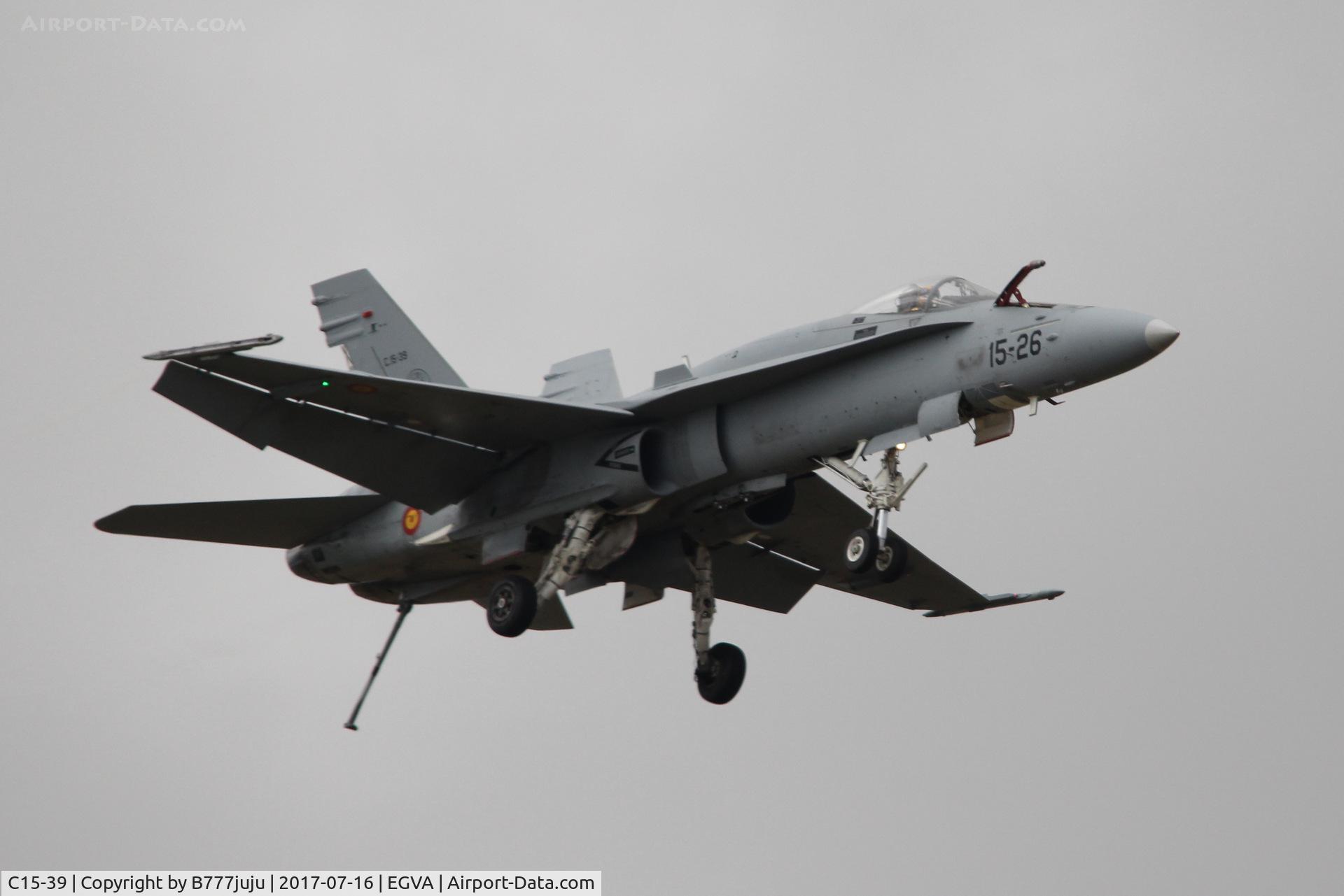C15-39, McDonnell Douglas EF-18A Hornet C/N 0670/A544, at TATOO 2017