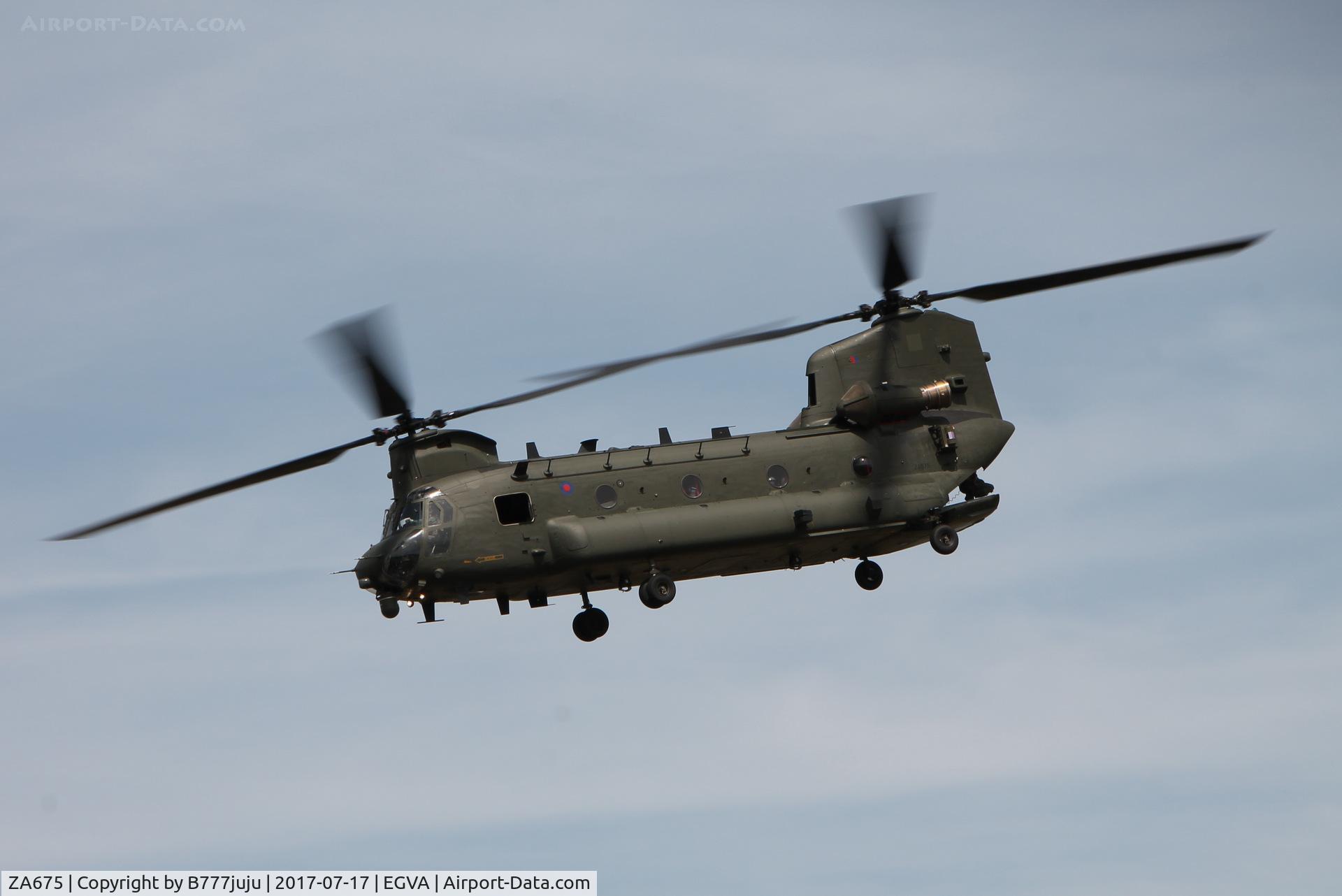ZA675, Boeing Vertol Chinook HC.4 C/N M/A006/M7009,, at TATOO 2017