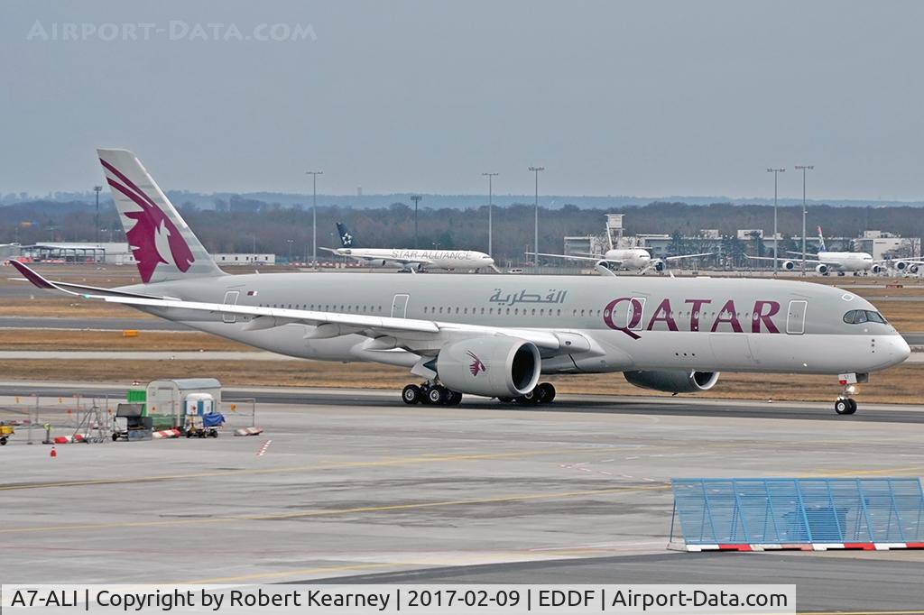 A7-ALI, 2016 Airbus A350-941 C/N 021, Taxiing for departure
