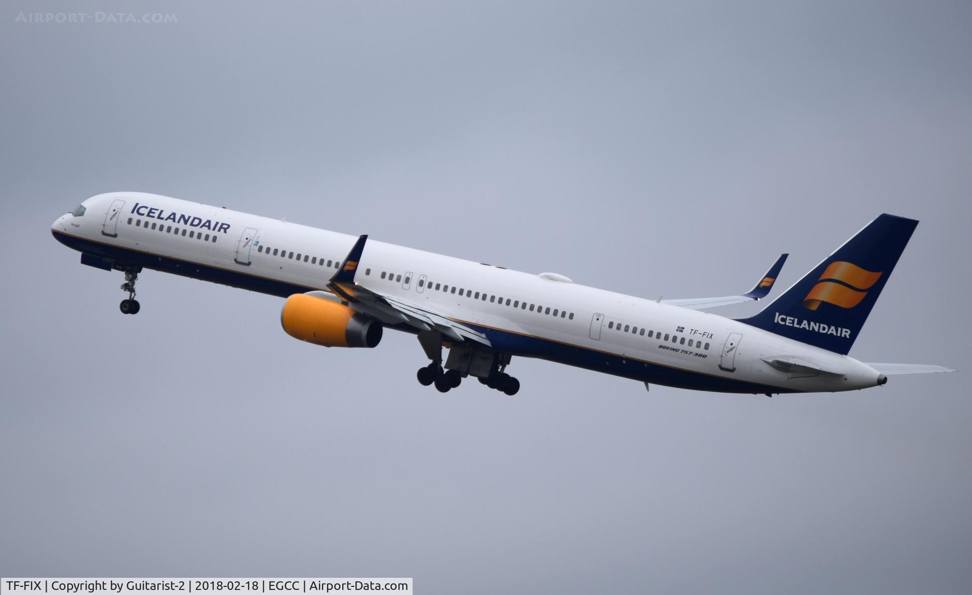 TF-FIX, 2002 Boeing 757-308 C/N 29434, At Manchester