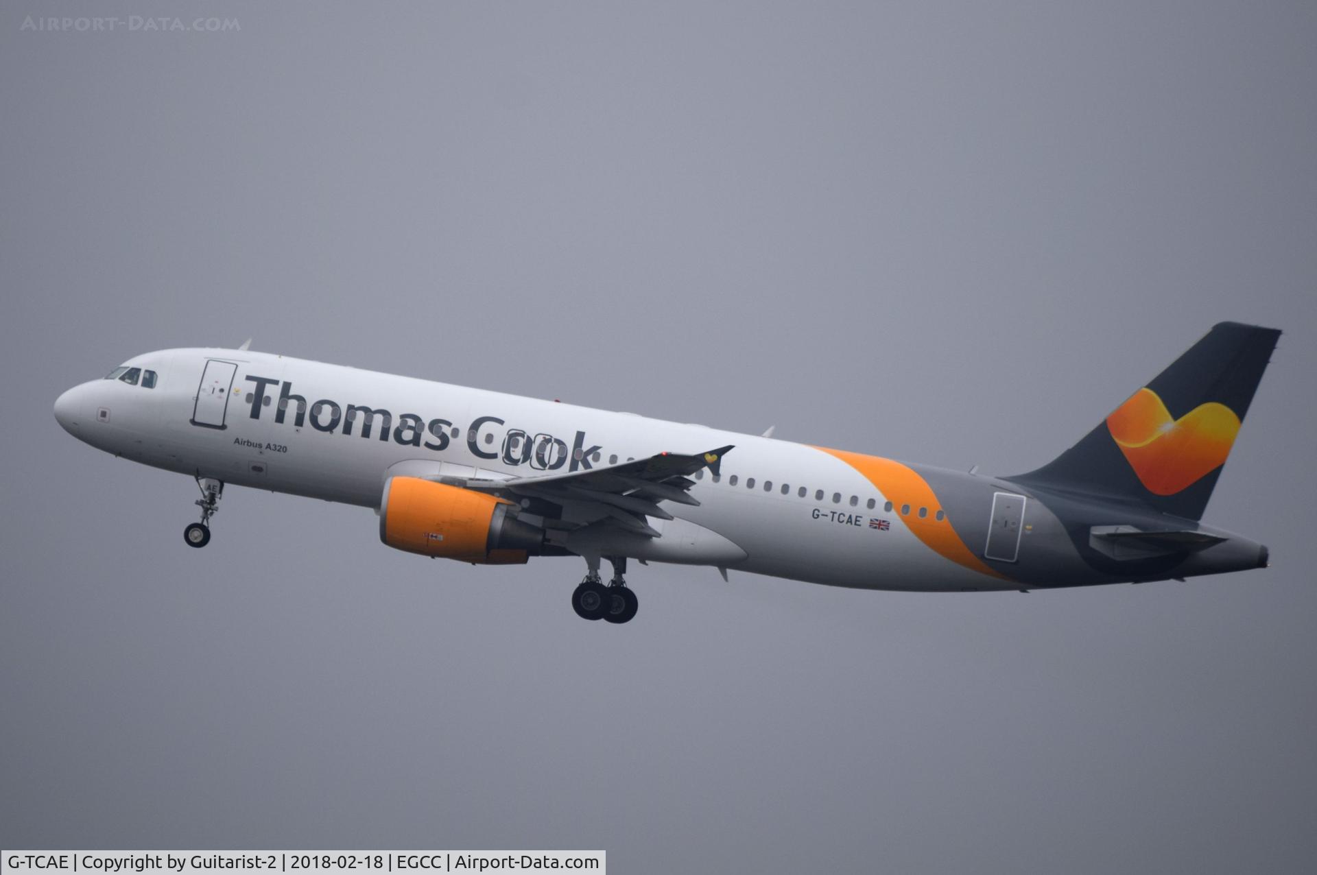 G-TCAE, 2003 Airbus A320-214 C/N 1954, At Manchester