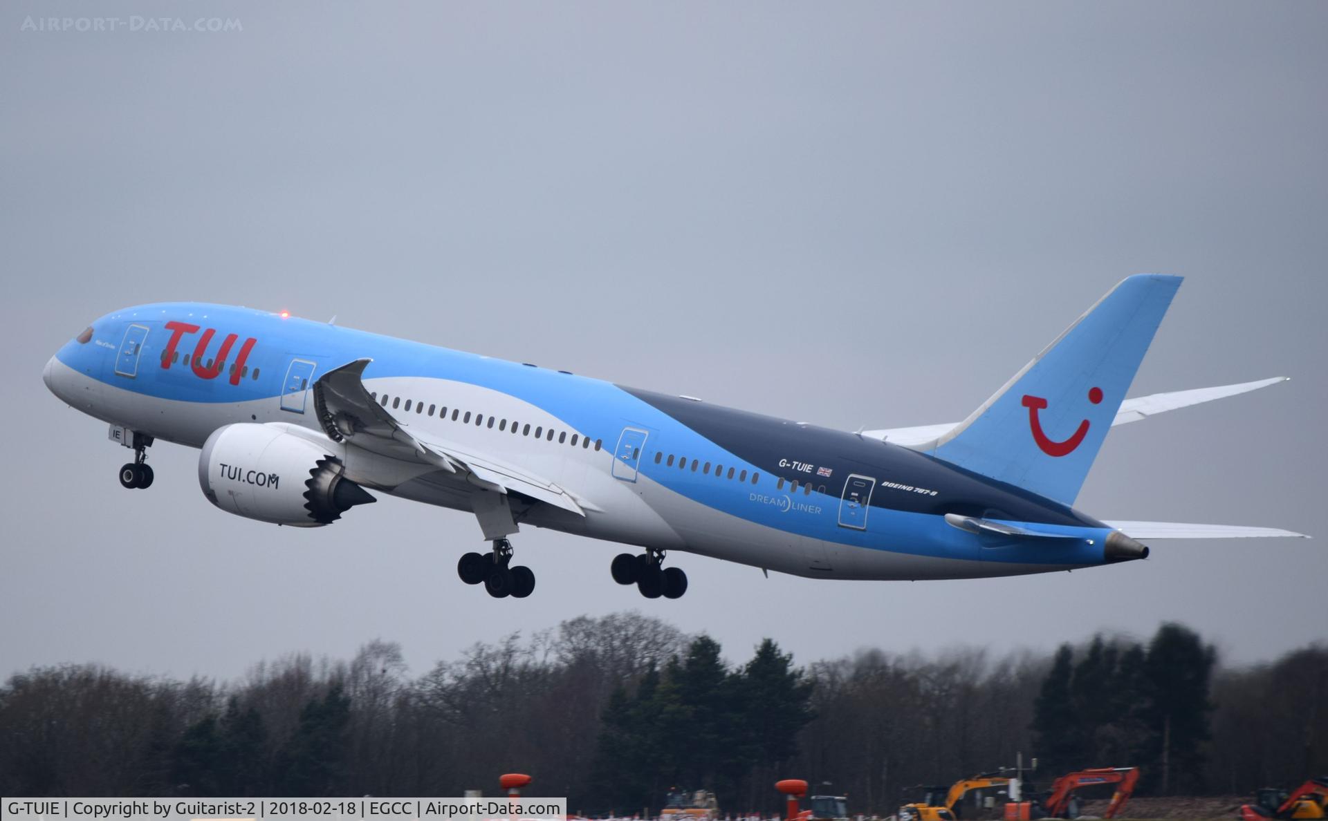 G-TUIE, 2014 Boeing 787-8 Dreamliner C/N 37227, At Manchester