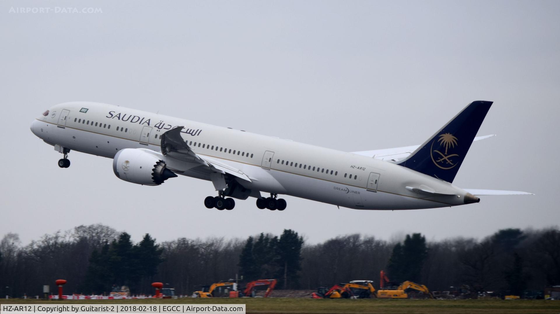 HZ-AR12, 2017 Boeing 787-9 Dreamliner Dreamliner C/N 40046, At Manchester
