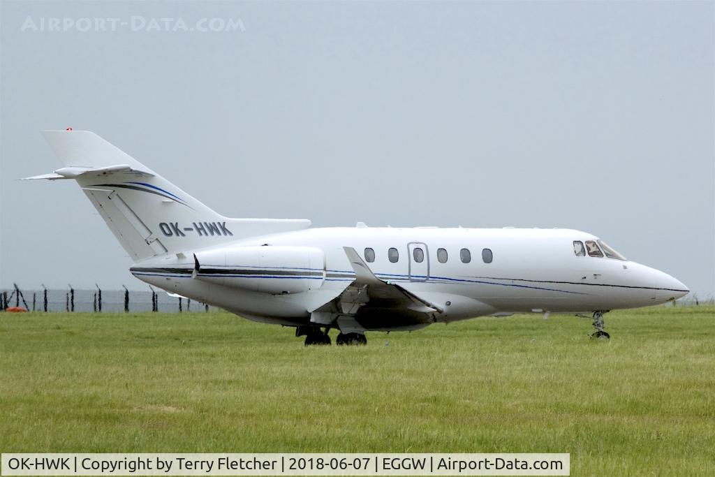 OK-HWK, 2007 Hawker Beechcraft 900XP C/N HA-0018, at London Luton