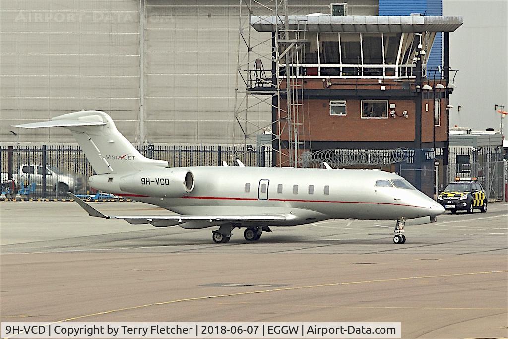 9H-VCD, 2015 Bombardier Challenger 350 (BD-100-1A10) C/N 20538, at London Luton