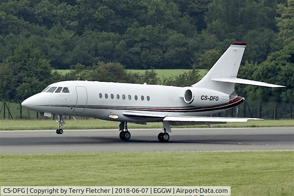 CS-DFG, 2004 Dassault Falcon 2000EX C/N 44, at London Luton