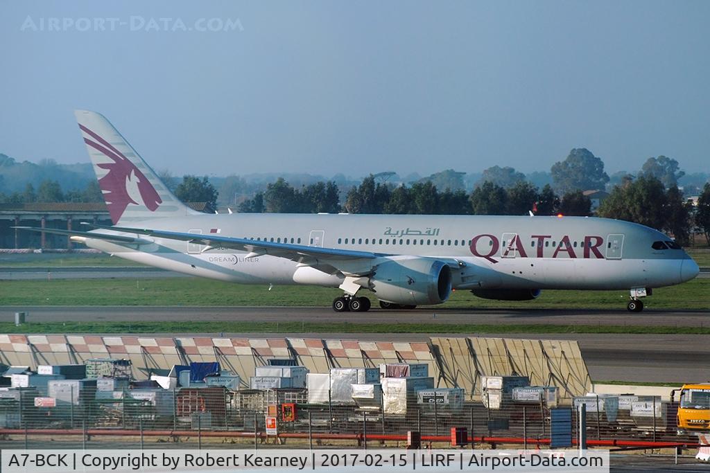 A7-BCK, 2012 Boeing 787-8 Dreamliner C/N 38329, Taxiing for departure