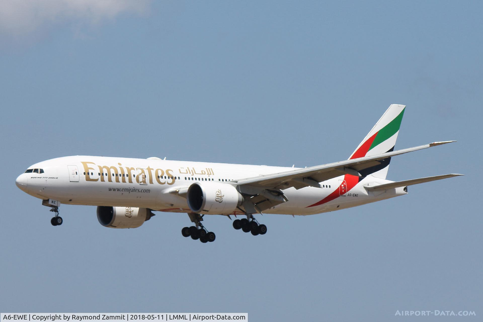 A6-EWE, 2008 Boeing 777-21H/LR C/N 35582, B777 A6-EWE Emirates Airlines