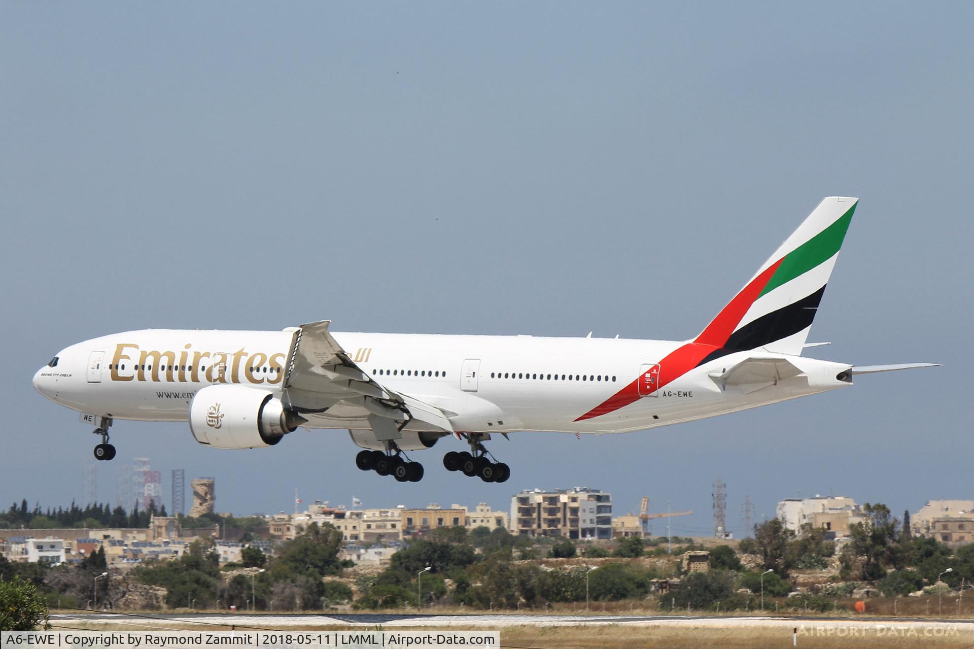 A6-EWE, 2008 Boeing 777-21H/LR C/N 35582, B777 A6-EWE Emirates Airlines