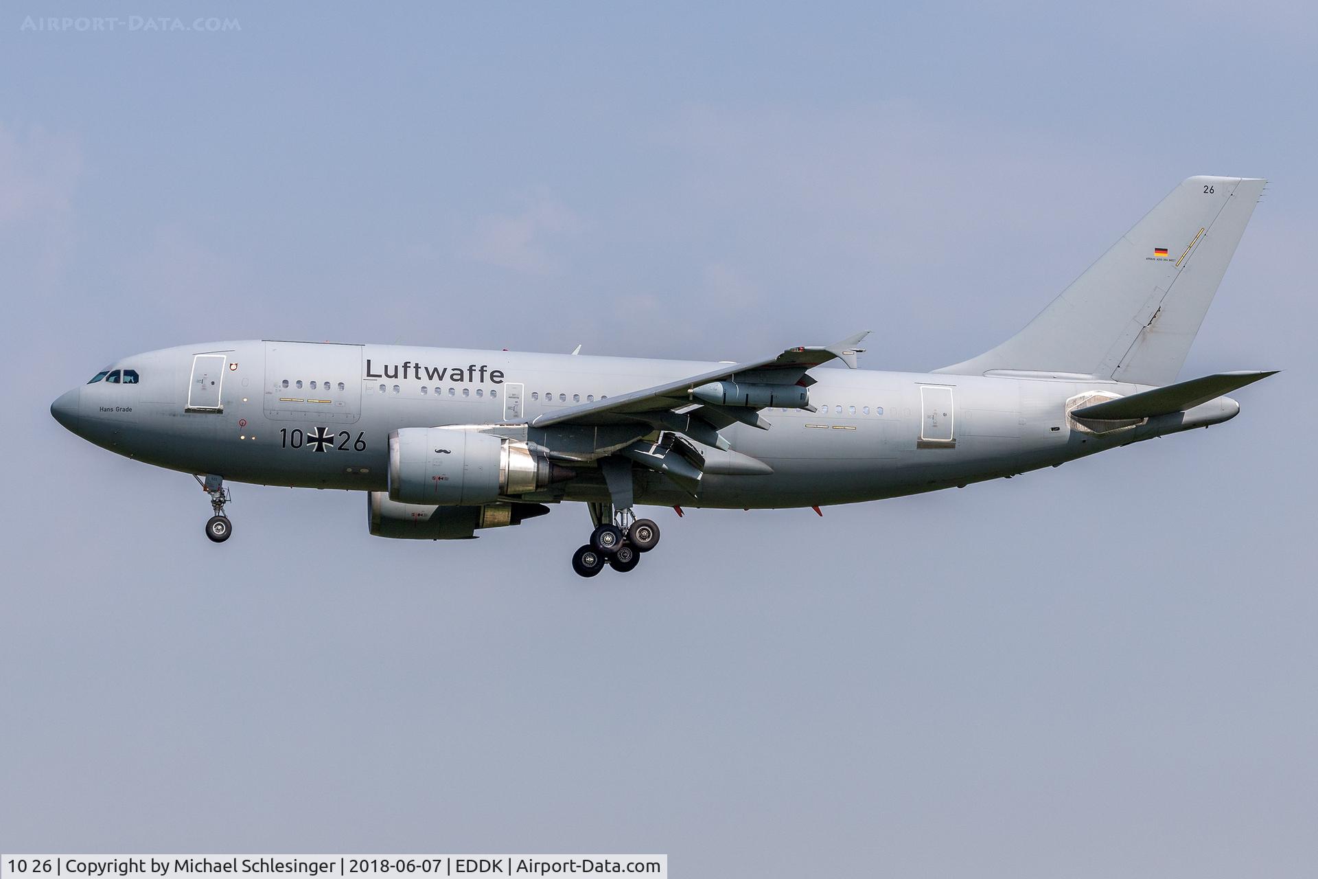 10 26, 1989 Airbus A310-304/MRTT C/N 522, 10+26 - Airbus A310-304 MRTT - German Air Force