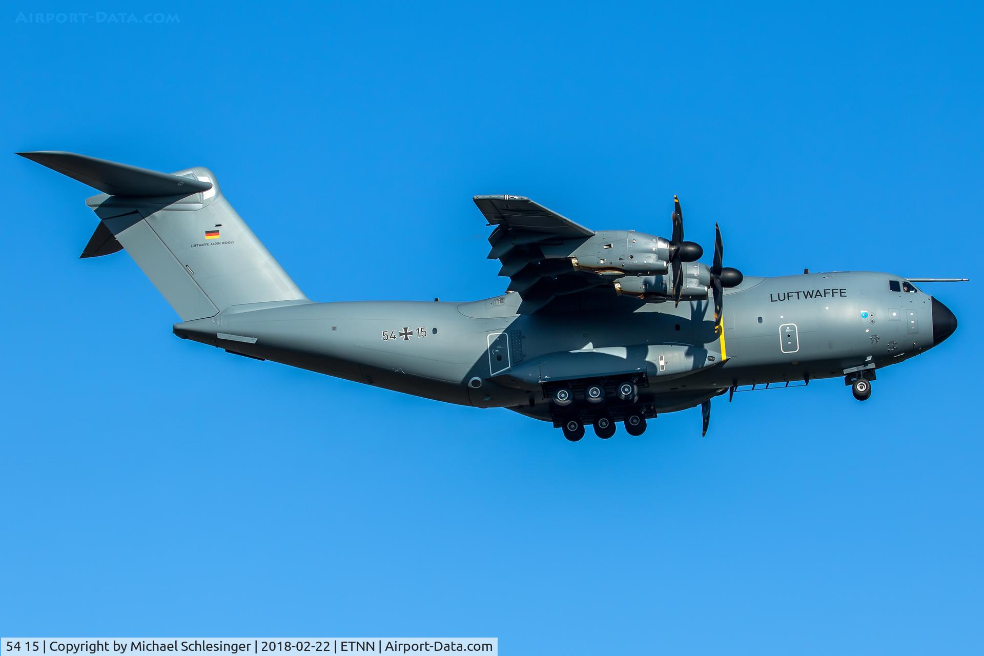 54 15, 2017 Airbus A400M Atlas C/N 063, 54+15 - Airbus A400M-180 - German Air Force