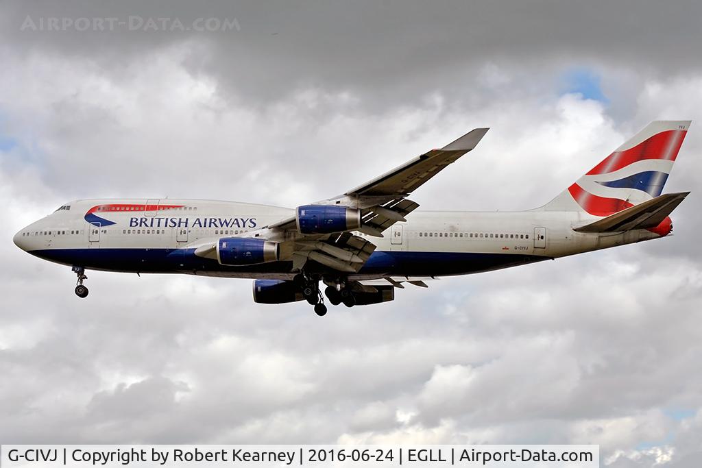 G-CIVJ, 1997 Boeing 747-436 C/N 25817, On short final