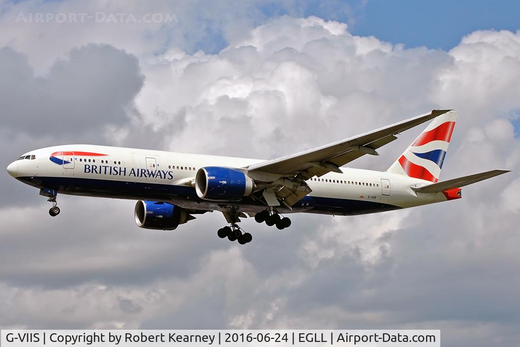 G-VIIS, 1999 Boeing 777-236/ER C/N 29323, On short final