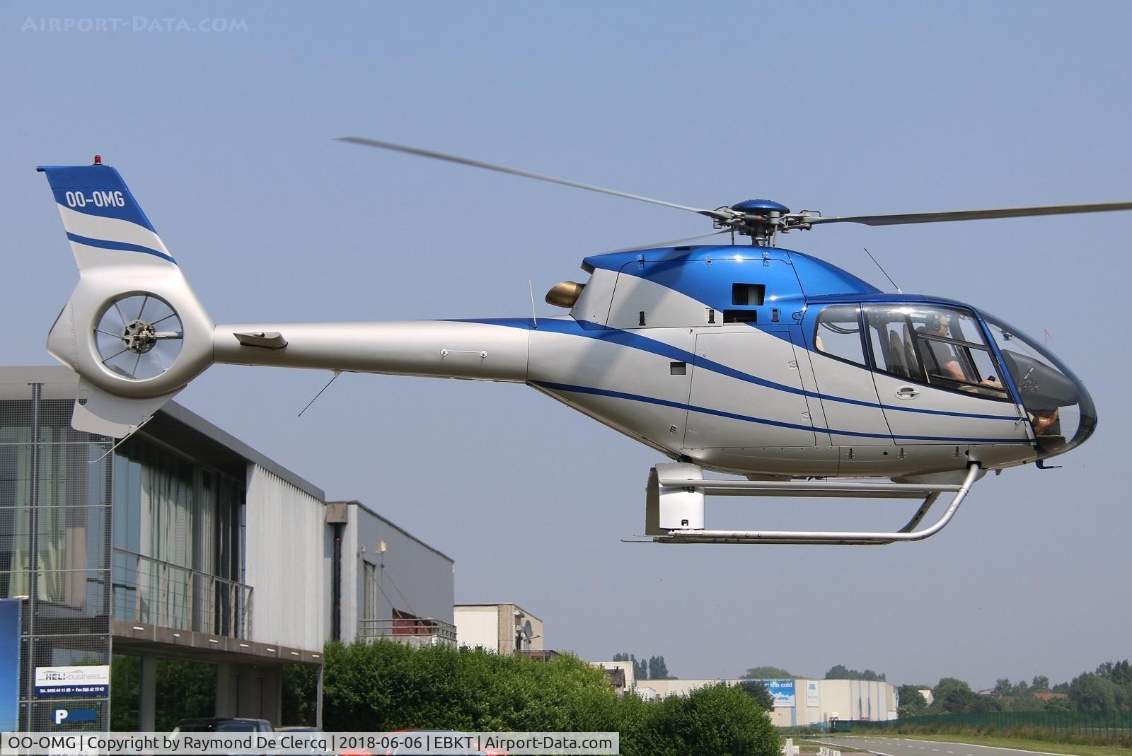 OO-OMG, 1999 Eurocopter EC-120B Colibri C/N 1077, At Wevelgem.