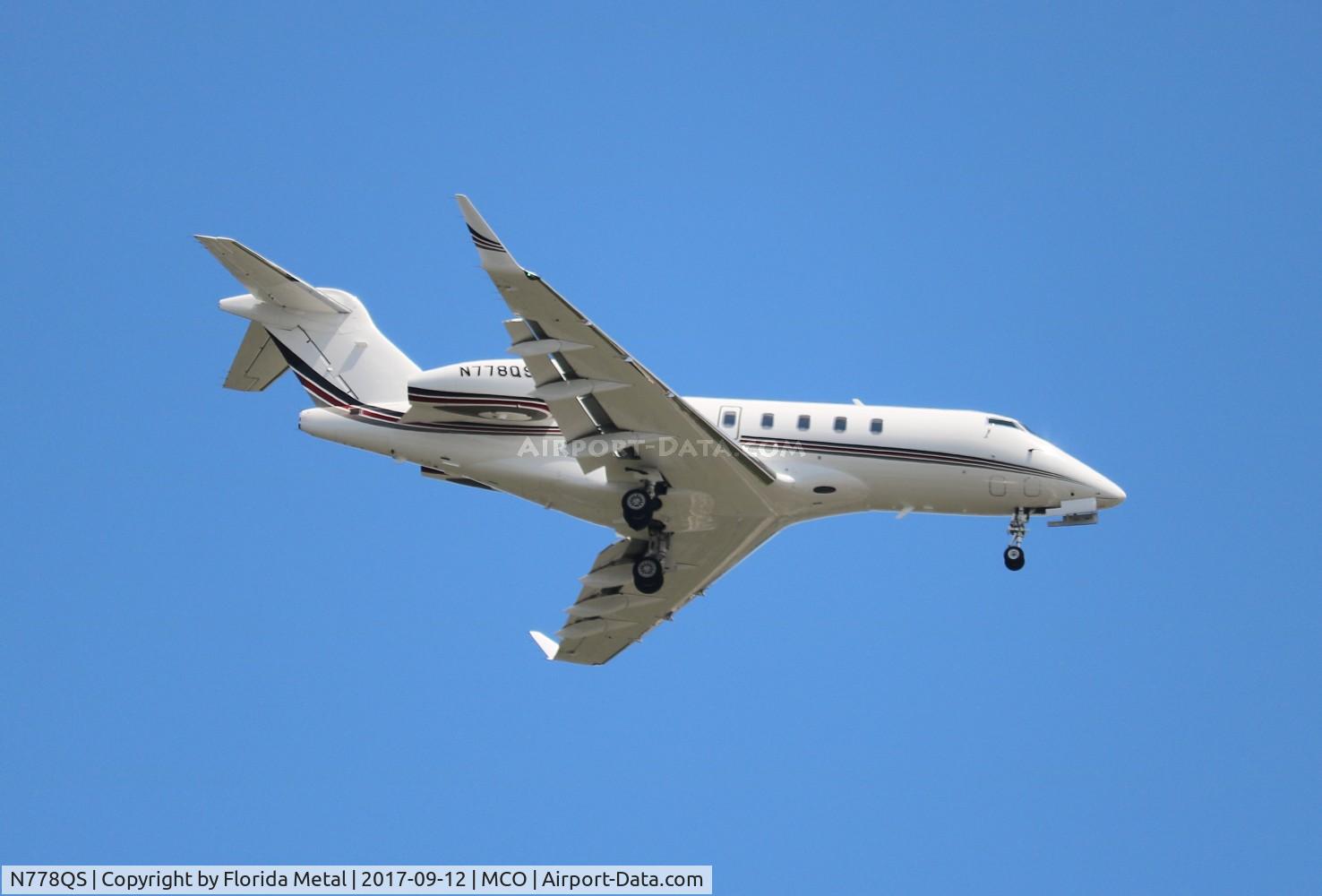 N778QS, 2015 Bombardier Challenger 350 (BD-100-1A10) C/N 20563, Net Jets