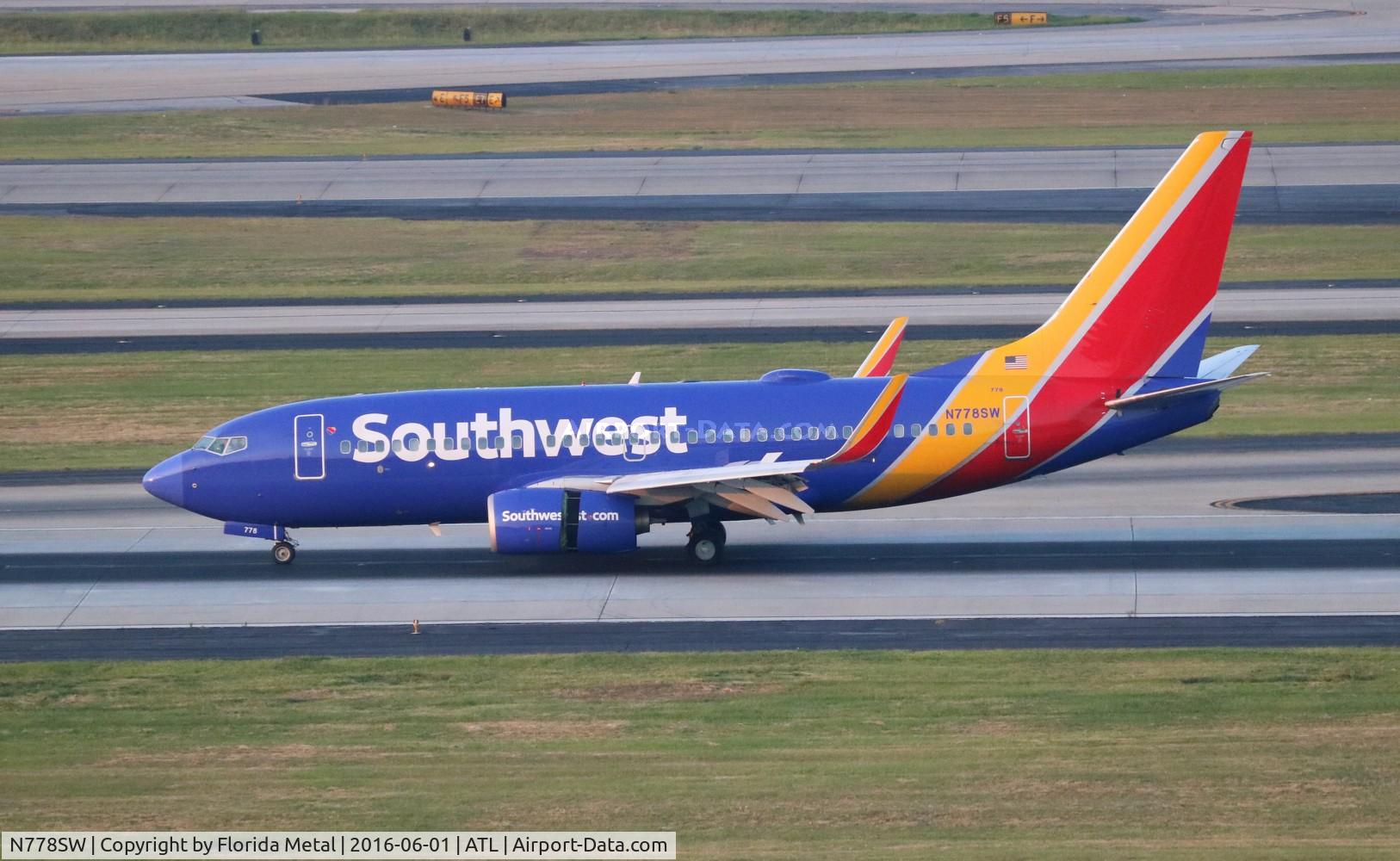 N778SW, 2000 Boeing 737-7H4 C/N 27883, Southwest