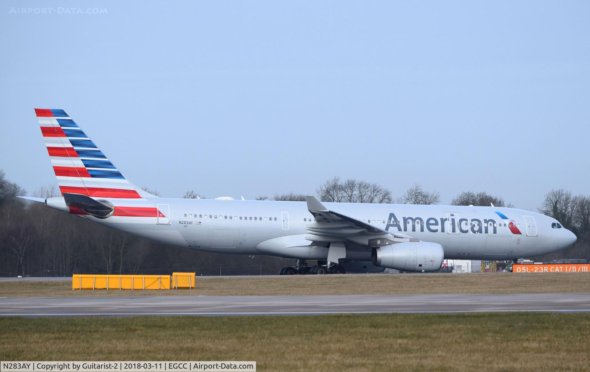 N283AY, 2009 Airbus A330-243 C/N 1076, At Manchester