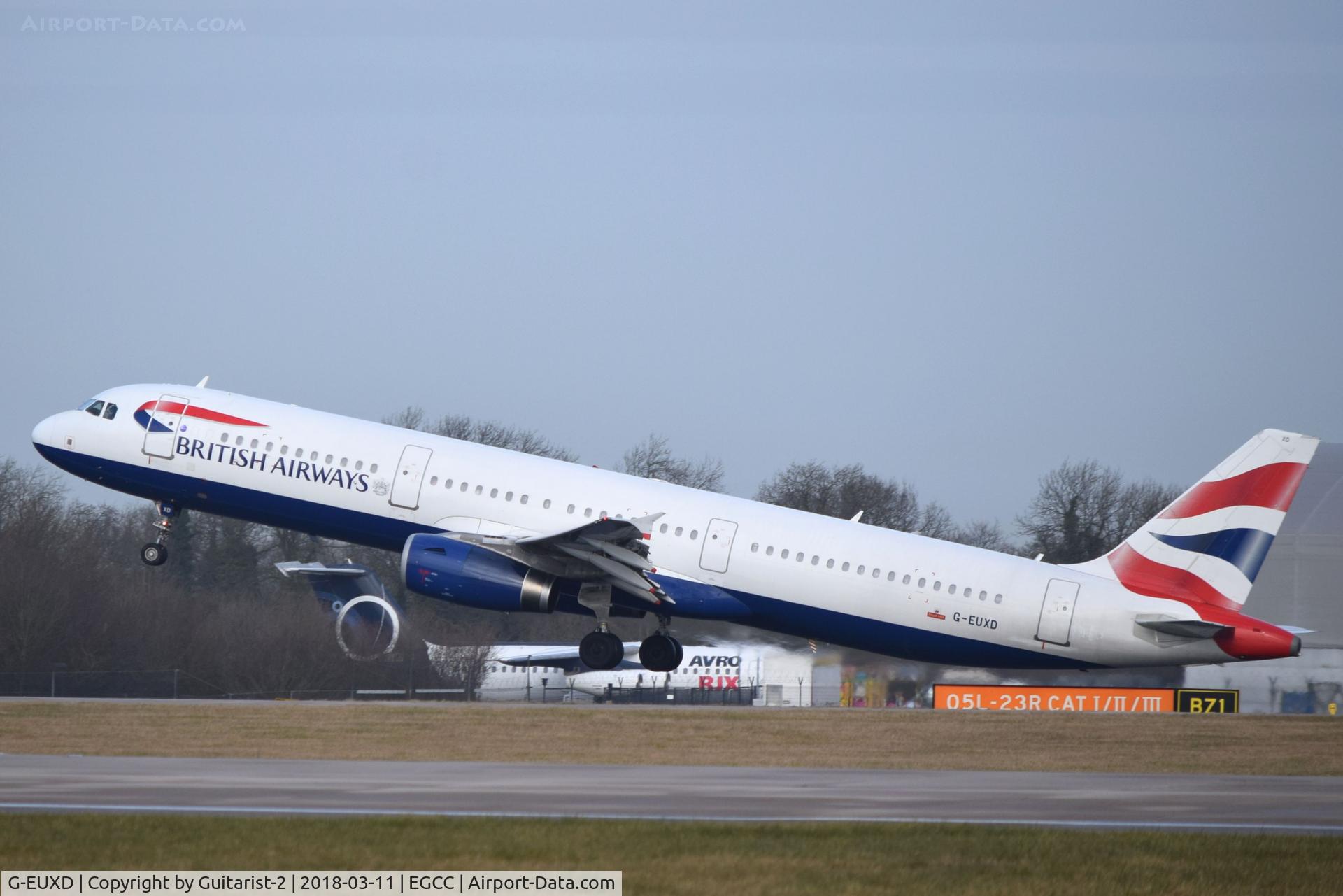 G-EUXD, 2004 Airbus A321-231 C/N 2320, At Manchester