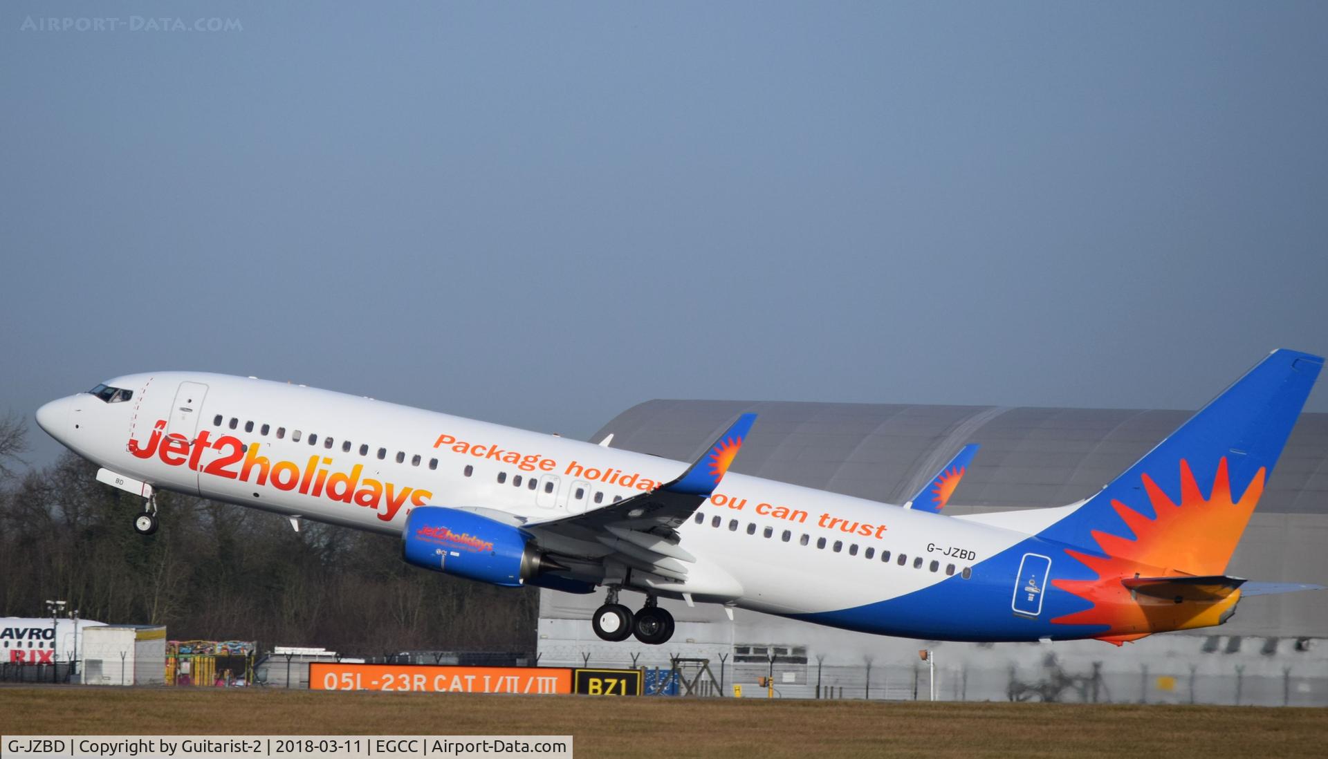 G-JZBD, 2017 Boeing 737-800 C/N 63159, At Manchester