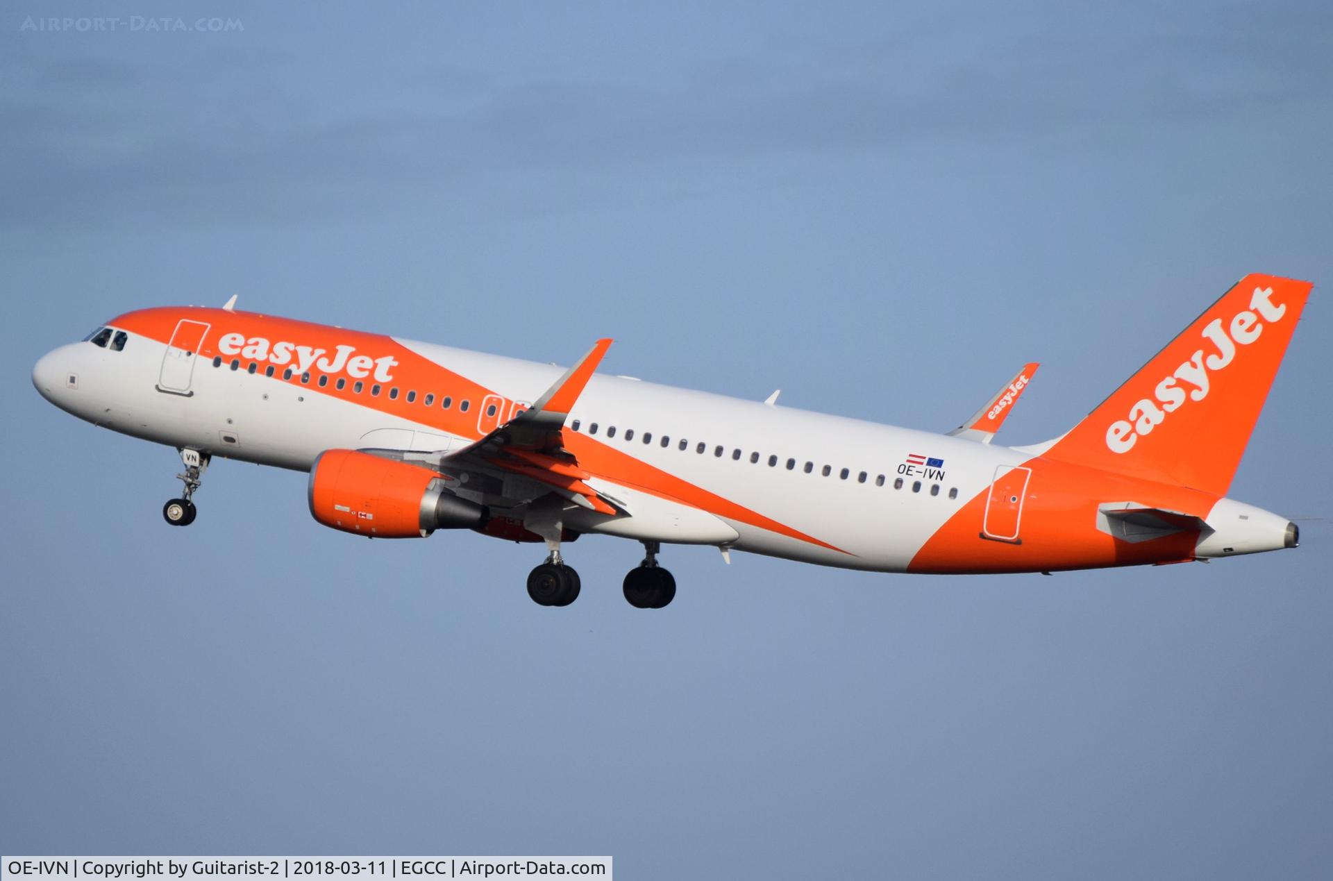 OE-IVN, 2017 Airbus A320-214 C/N 7572, At Manchester