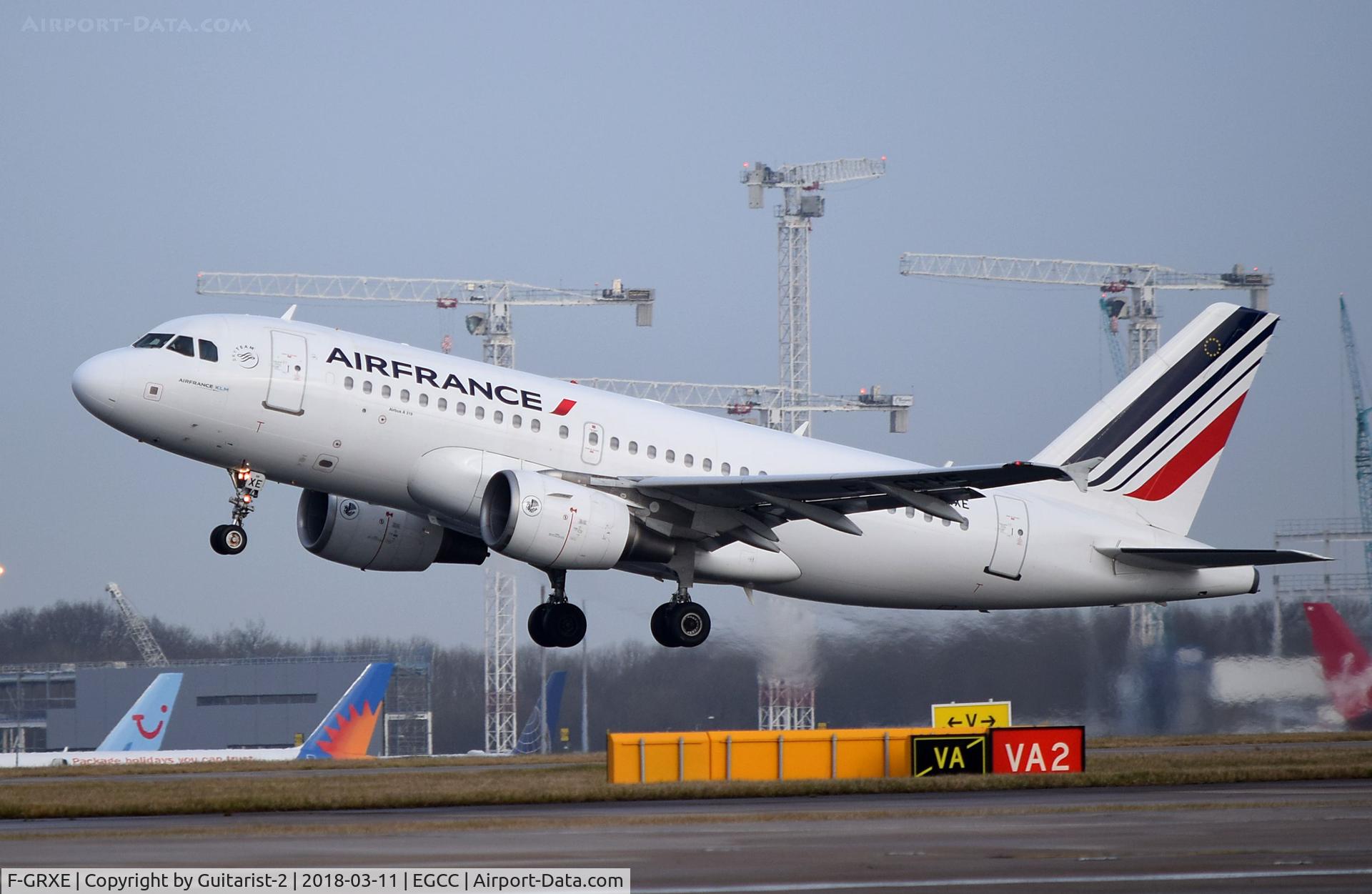F-GRXE, 2002 Airbus A319-111 C/N 1733, At Manchester