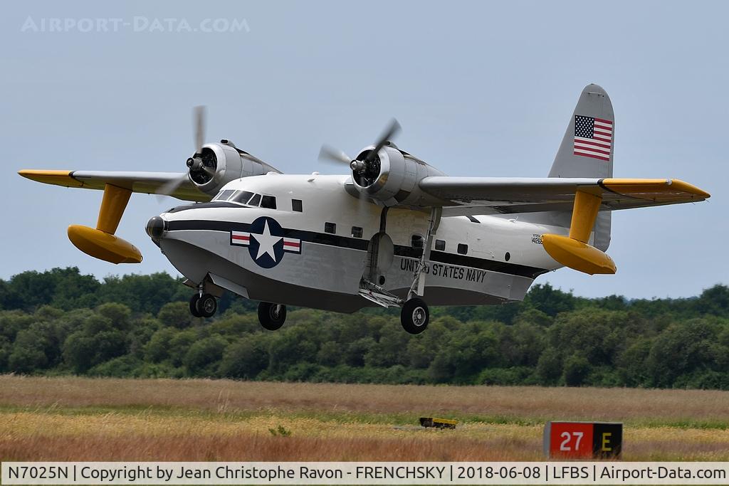 N7025N, 1955 Grumman HU-16C (UF-1) Albatross C/N G-409, training for Biscarosse show 2018