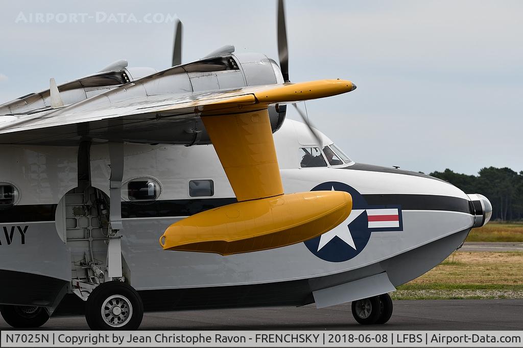 N7025N, 1955 Grumman HU-16C (UF-1) Albatross C/N G-409, training for Biscarrosse show 2018