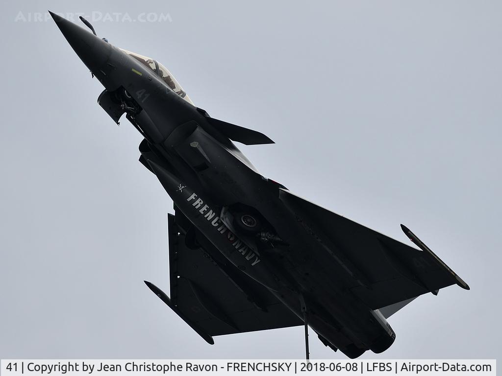 41, Dassault Rafale M C/N 41, training for Biscarrosse show 2018