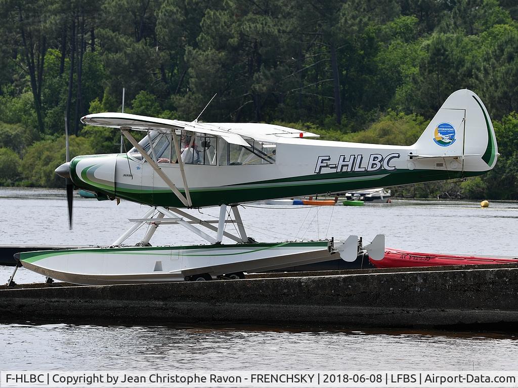 F-HLBC, 1954 Piper L-21B Super Cub C/N 18-3986, training for Biscarrosse show 2018