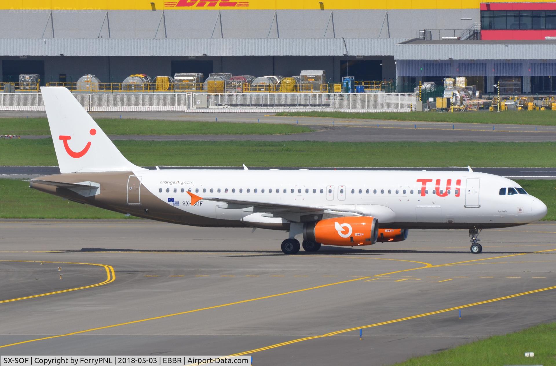 SX-SOF, 2005 Airbus A320-232 C/N 2479, Orange2fly operating for TUI (B) this summer.