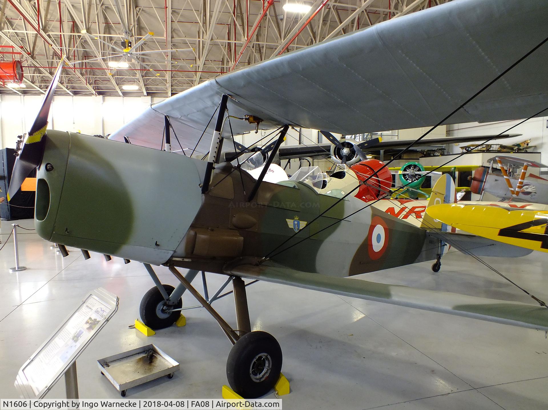 N1606, 1945 Nord Stampe SV-4C C/N 190, Stampe-Vertongen (Nord SNCAN) SV-4C at the Fantasy of Flight Museum, Polk City FL