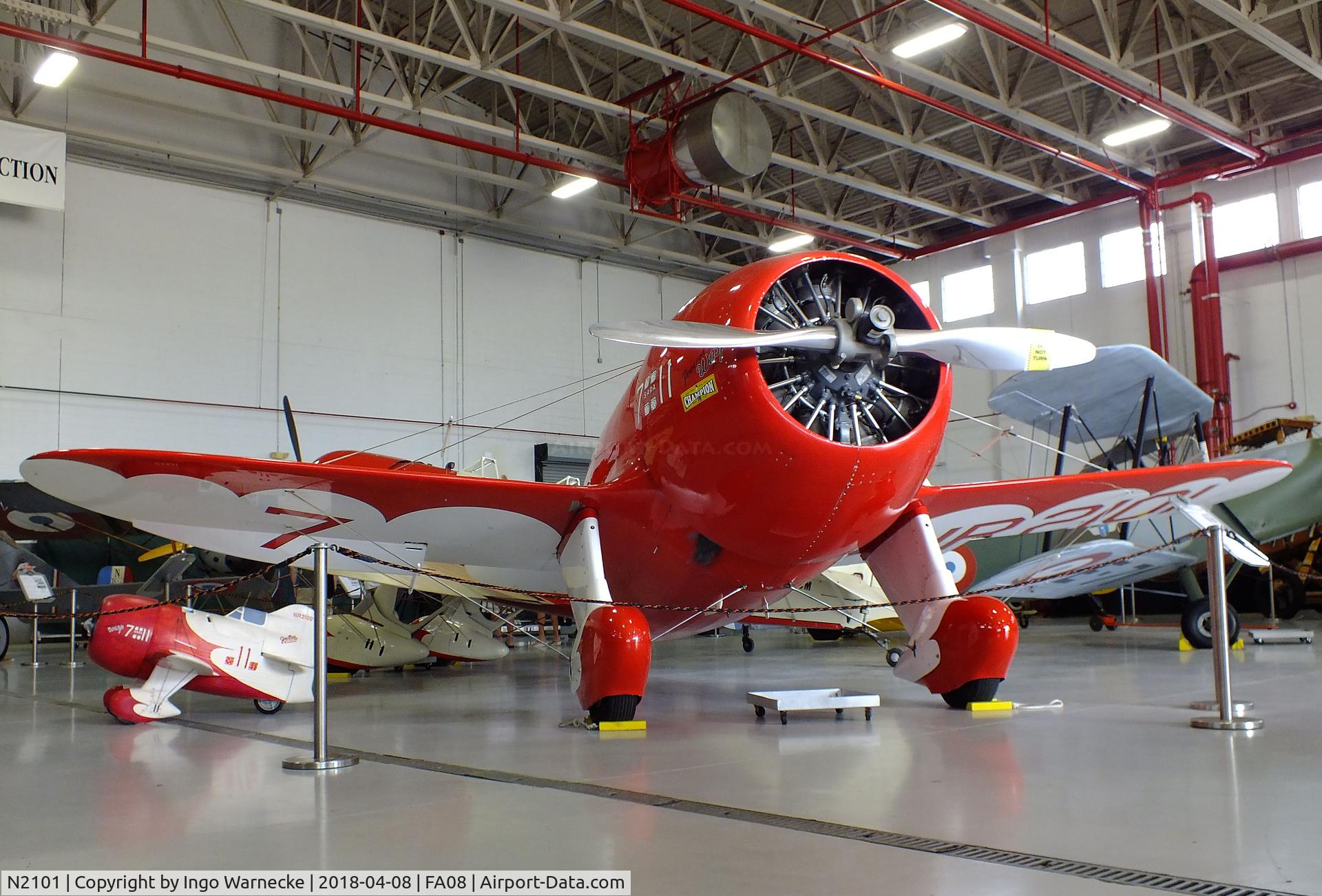 N2101, 1991 Granville Brothers Gee Bee R-2 Super Sportster replica C/N Not found N2101, Granville Brothers (Steve Wolf & Delmar Benjamin) Gee Bee R-2 Super Sportster replica at the Fantasy of Flight Museum, Polk City FL
