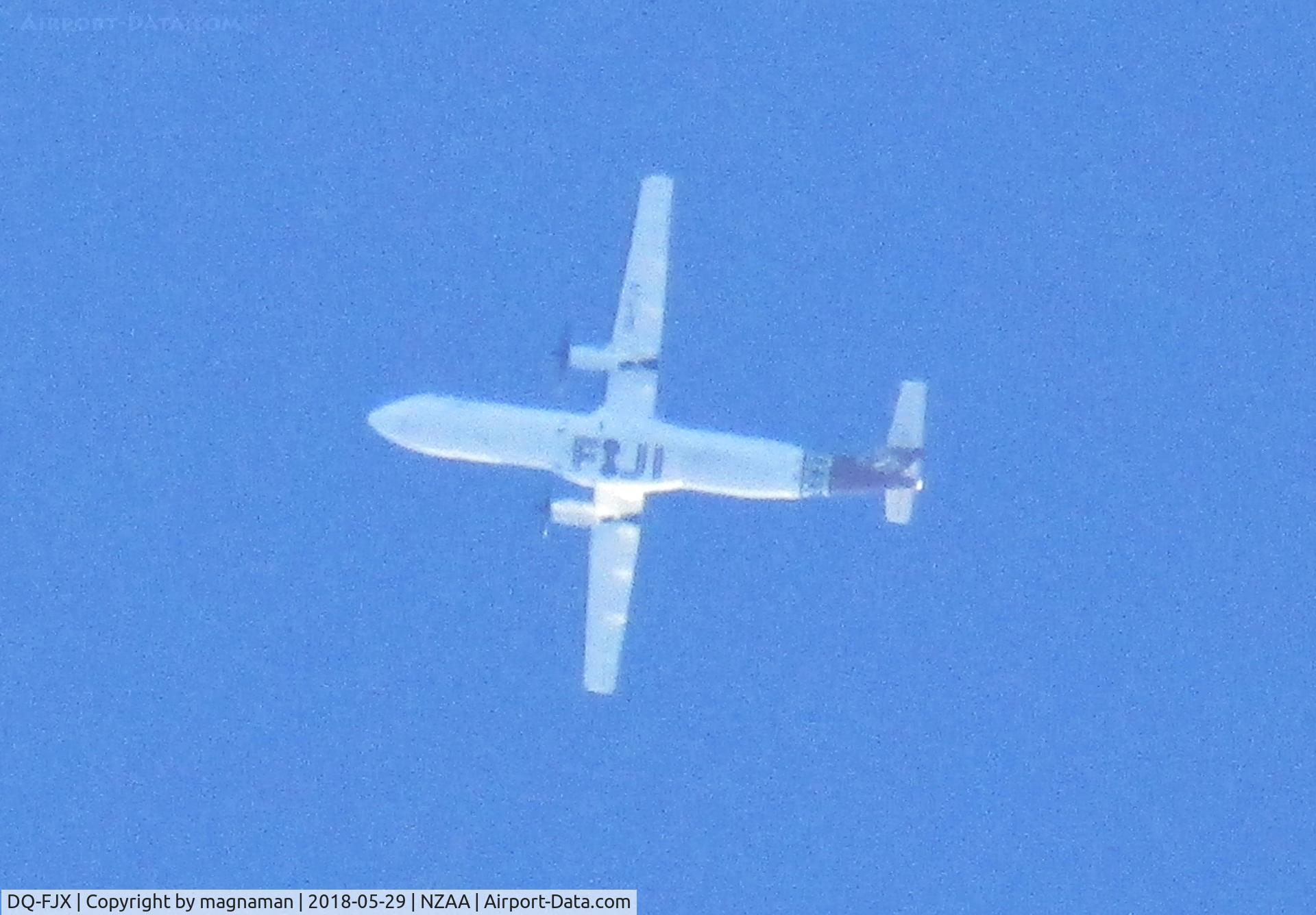 DQ-FJX, 2014 ATR 72-212 A C/N 1221, At 26000ft overhead my house in Auckland en-route to Nelson for maintenance.