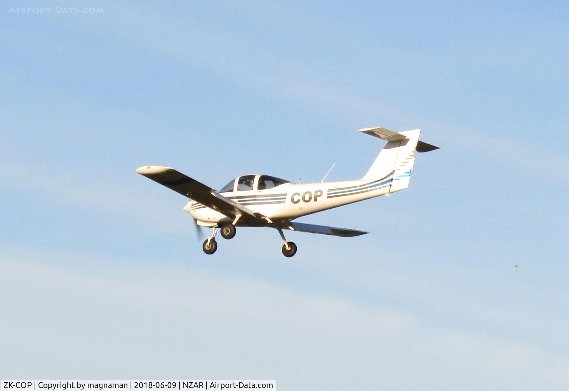ZK-COP, Piper PA-38-112 Tomahawk Tomahawk C/N 38-79A0323, landing at AMZ