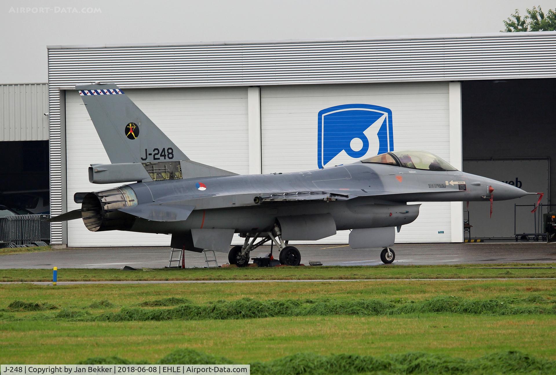 J-248, 1978 Fokker F-16A Fighting Falcon C/N 6D-37, Lelystad Airport