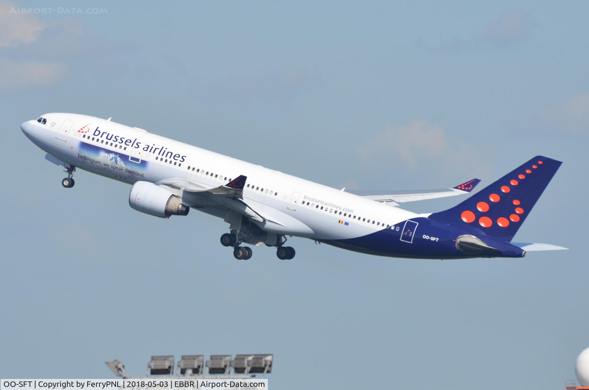 OO-SFT, 1999 Airbus A330-223 C/N 291, Brussels A332