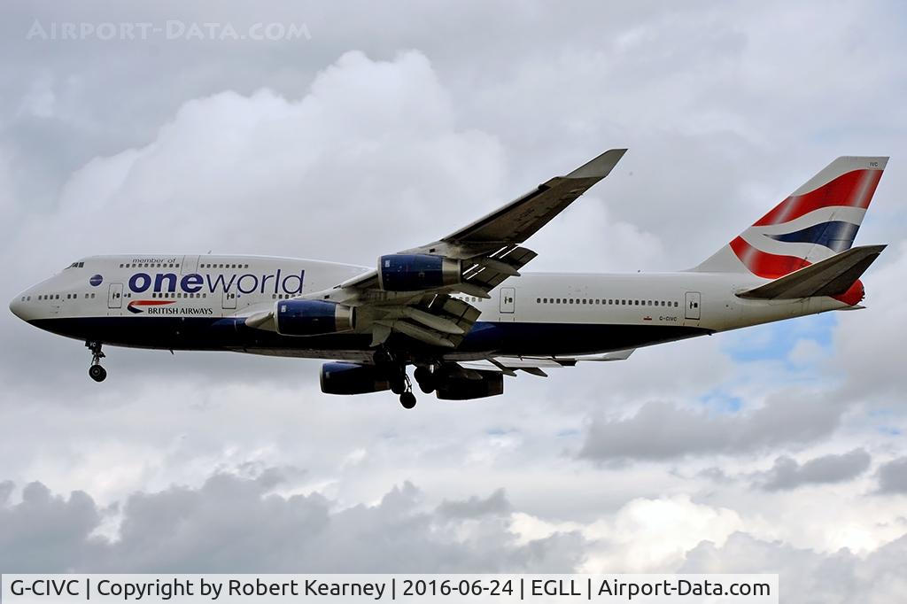 G-CIVC, 1994 Boeing 747-436 C/N 25812, On short final