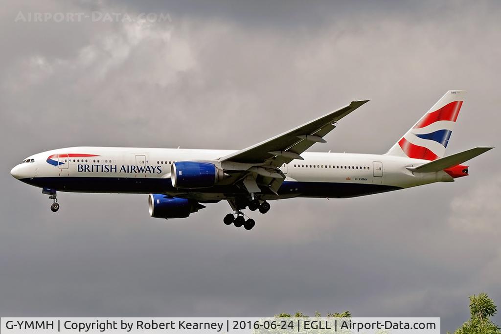 G-YMMH, 2000 Boeing 777-236/ER C/N 30309, On short final