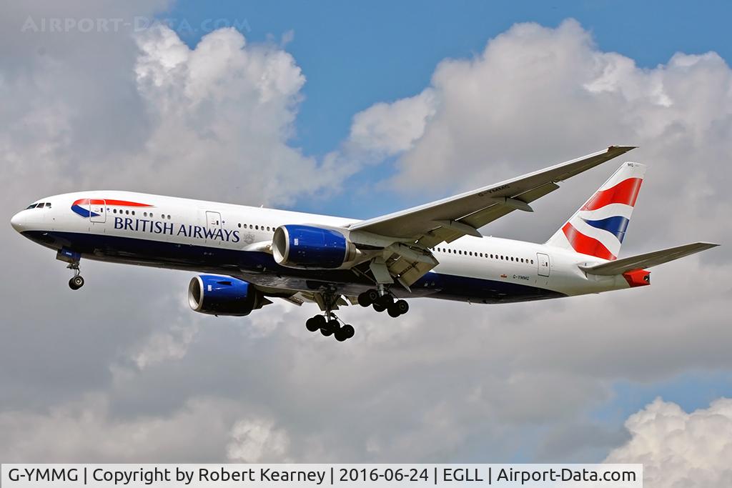 G-YMMG, 2000 Boeing 777-236/ER C/N 30308, On short final
